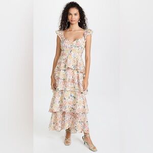 En Saison Presley Midi Dress Small